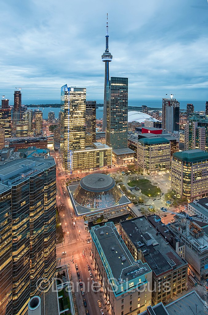 Toronto skyline from Shangria-La.
